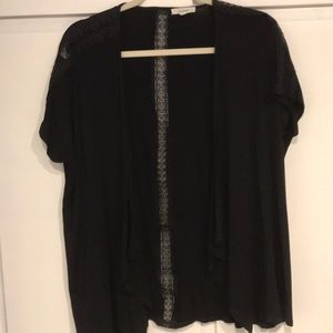 Black cardigan